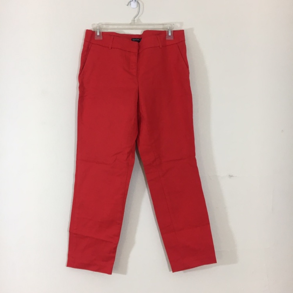 Dalia collection modern fit red pant